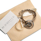 Bracelet with clasp and chain combined with leather KB-103