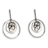 Greek coin earrings KE-3004​